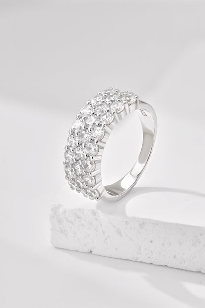 Multi Row CZ Ring