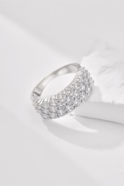 Multi Row CZ Ring