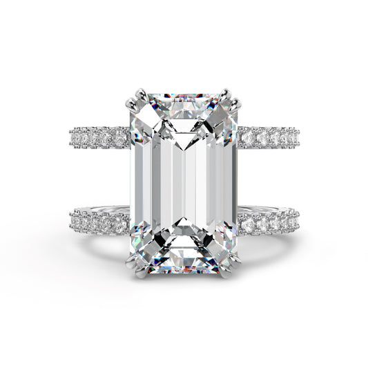 CZ Rectangle Ring