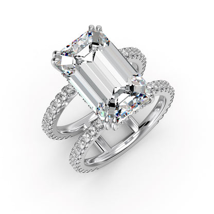CZ Rectangle Ring