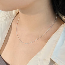 Load image into Gallery viewer, 925 Sterling Silver Bead Necklace