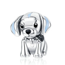 Load image into Gallery viewer, 925 Sterling Silver Adorable Dog Bead Charm