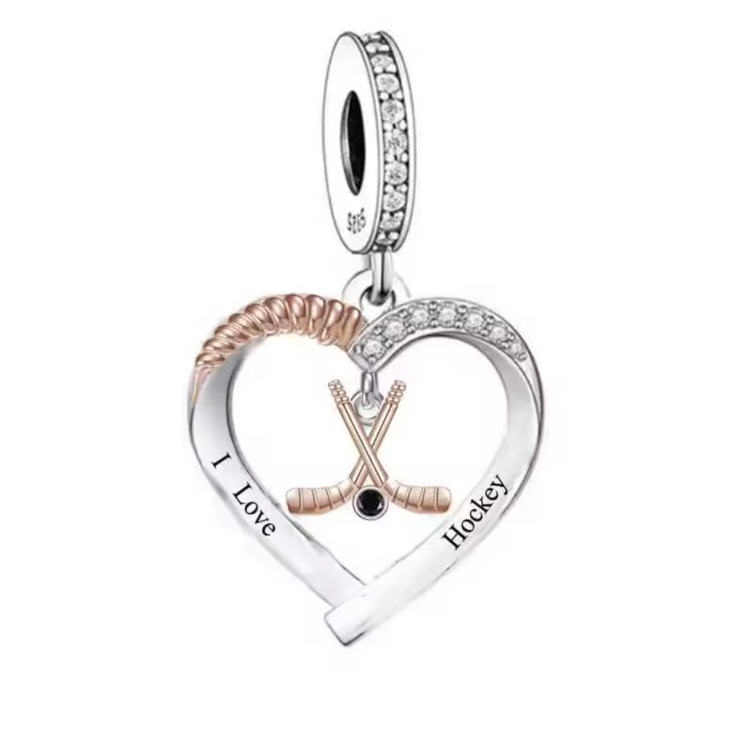 Hockey Dangle Charm