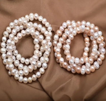 Genuine Freshwater Pearl Stretch Bracelet