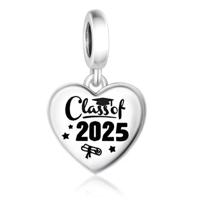Graduation 2025 Heart Charm