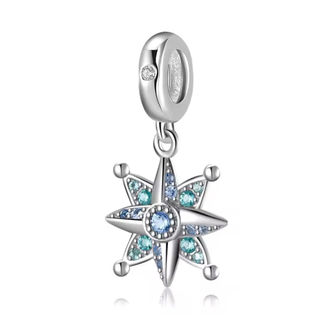 Snowflake Dangle Charm