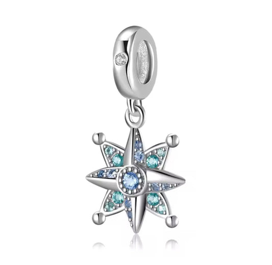 Snowflake Dangle Charm