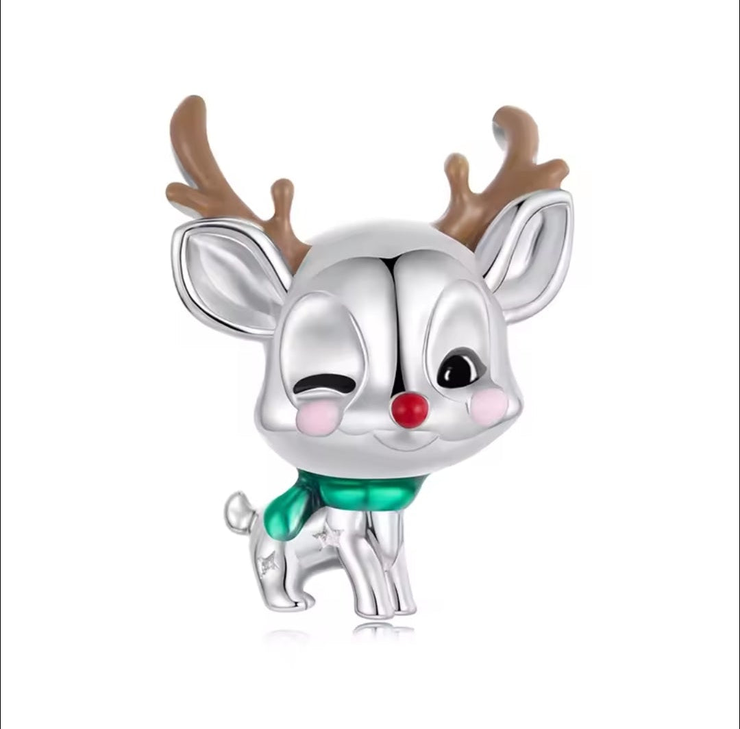 Rudolf The Red Nose Reindeer Charm