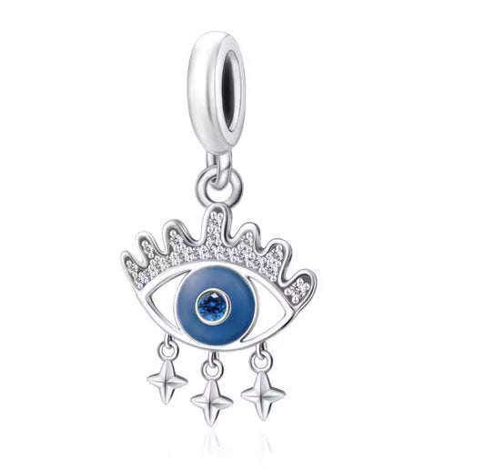 CZ Lucky Eye Dangle Charm