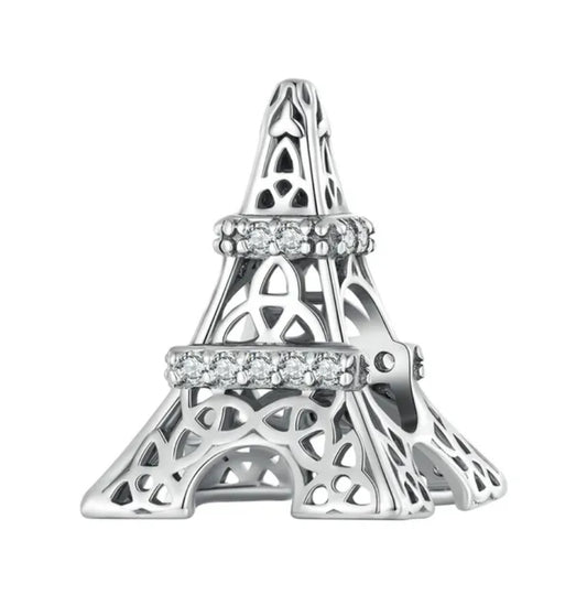 CZ Paris Eiffel Tower Bead Charm