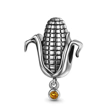 Load image into Gallery viewer, 925 Sterling Silver Corn Cob Bead Charm