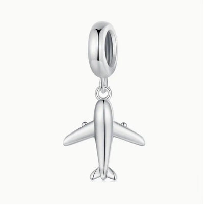 Mini Airplane Dangle Charm