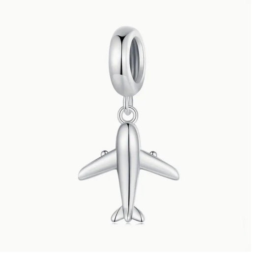 Mini Airplane Dangle Charm