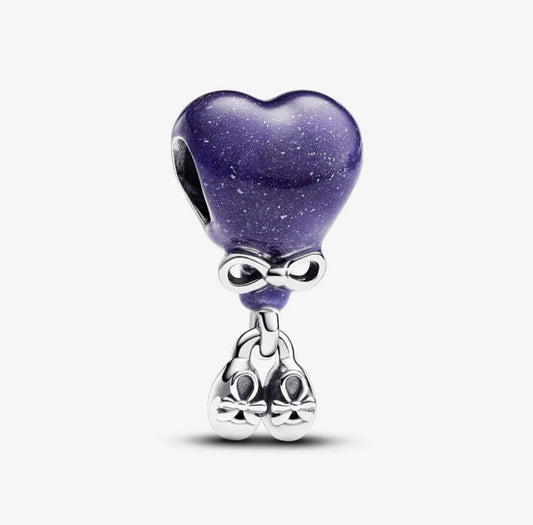Baby Girl Balloon Colour Changing Bead Charm