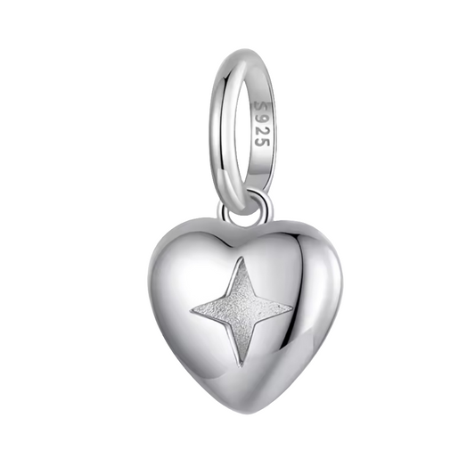 Heart "Love" Dangle Charm