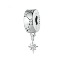 Load image into Gallery viewer, 925 Sterling Silver Constellation CZ Stars Clip