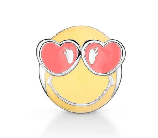 Love Shades Enamel Emoji Bead Charm