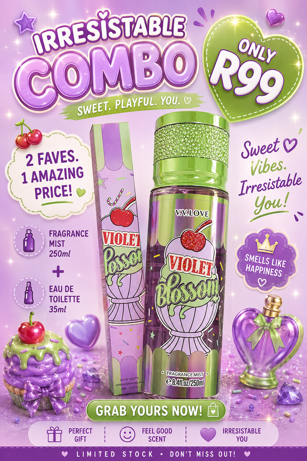 Violet Blossom Combo