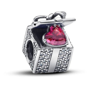 Christmas Gift Box Bead Charm