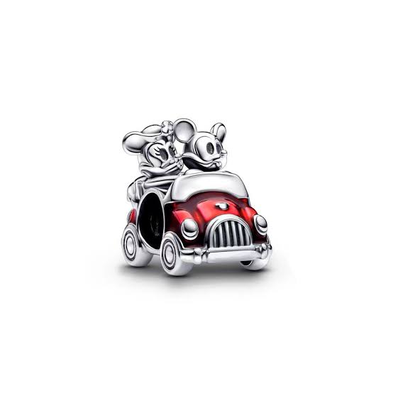 Minnie and Mickey Mouse Car Bead Charm