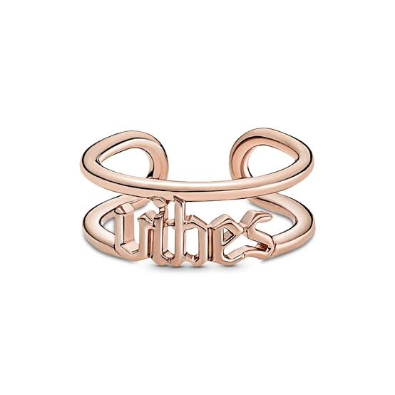 Rose Gold Plated "Vibes" Ring