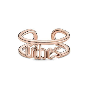 Rose Gold Plated "Vibes" Ring