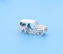 Load image into Gallery viewer, 925 Sterling Silver Mountain Jeep Bead Charm