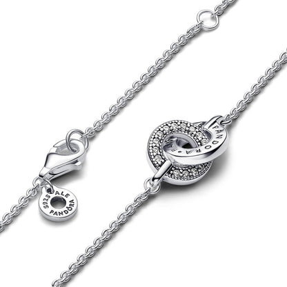 Intertwined Pavé Pendant Necklace