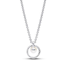 Load image into Gallery viewer, 925 Sterling Silver Imitation Pearl Necklace
