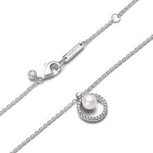 Load image into Gallery viewer, 925 Sterling Silver Imitation Pearl Necklace