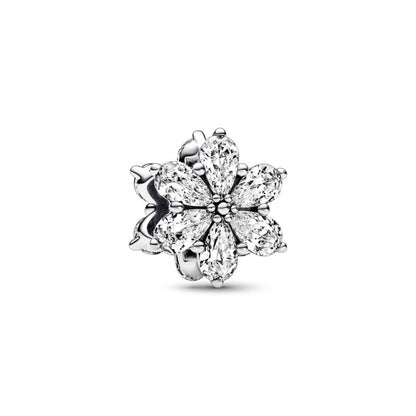 Sparkling Snowflake Bead Charm
