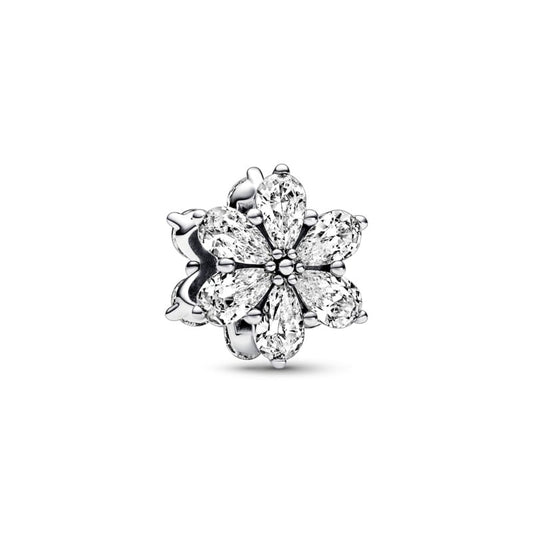 Sparkling Snowflake Bead Charm