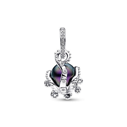 Little Mermaid Ursula Purple Murano Dangle Charm