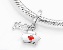 Load image into Gallery viewer, 925 Sterling Silver Love To Nurse Dangle Charm