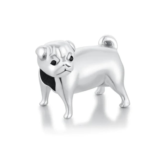 Pug Bead Charm