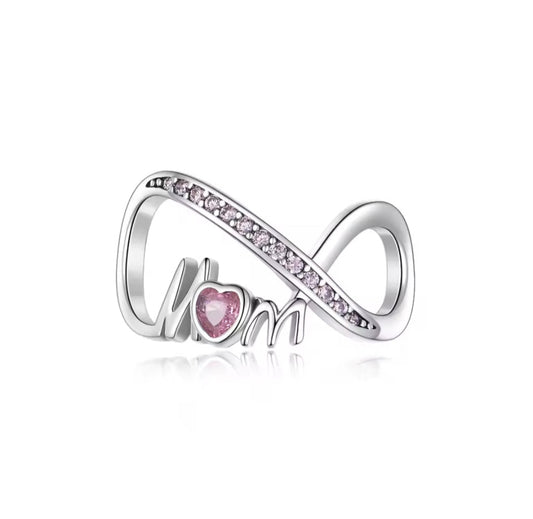 Mom infinity Charm