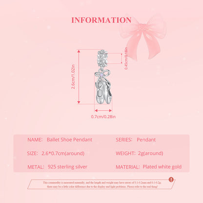 Ballet Slippers Charm