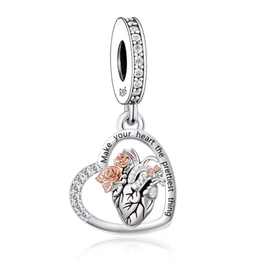 Make your heart the prettiest thing Charm