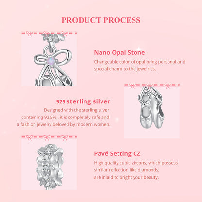 Ballet Slippers Charm