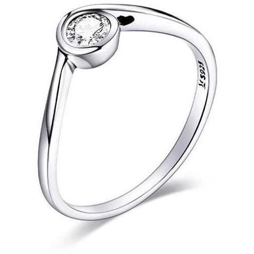 CZ Mobius Ring