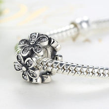 Load image into Gallery viewer, 925 Sterling Silver CZ Daisy Spacer