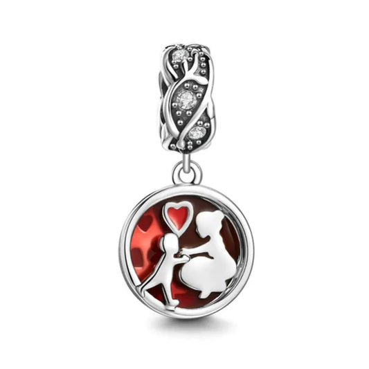Mother and Child Dangle Charm