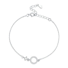 Load image into Gallery viewer, 925 Sterling Silver CZ Bracelet