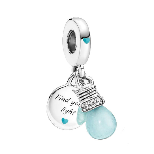 Glo-in-the-Dark Globe Dangle Charm