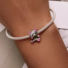 Load image into Gallery viewer, 925 Sterling Silver Retro Teddy Bear Bead Charm