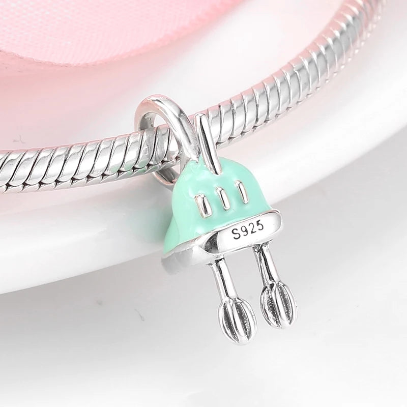 Green Vintage Mixer Dangle Charm