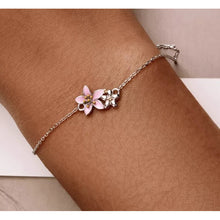 Load image into Gallery viewer, 925 Sterling Silver Cherry Blossom Bracelet