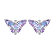 Load image into Gallery viewer, 925 Sterling Silver Butterfly Stud Earrings