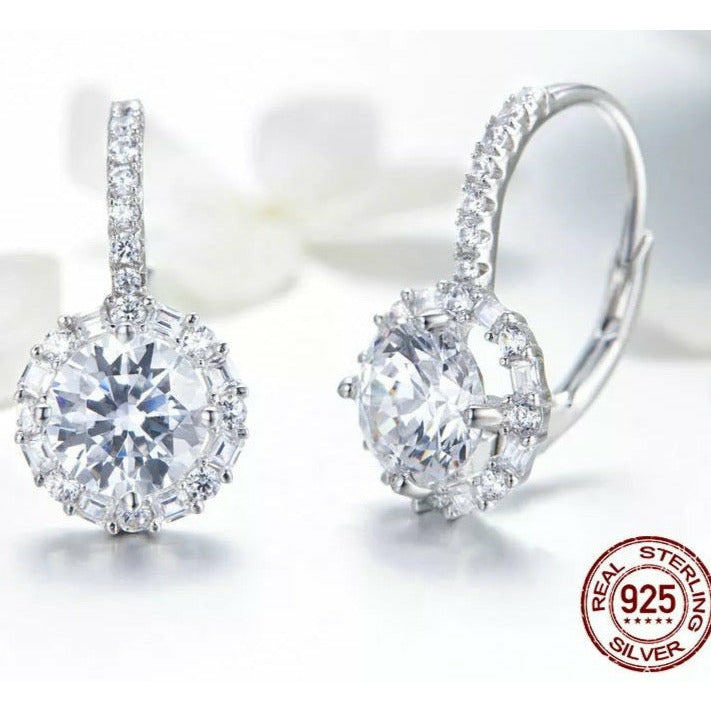 CZ Bling Dangle Earrings
