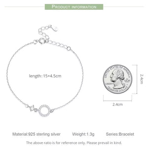 925 Sterling Silver CZ Bracelet